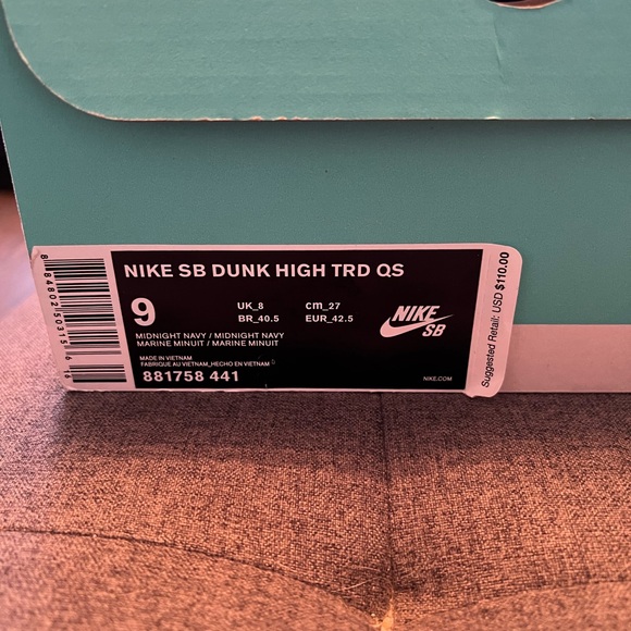 Nike Dunk SB High 2017 - Reese Forbes Denjm High Size 9 - Picture 4 of 8